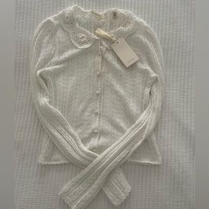 Doen Martina Cardigan NWT Small